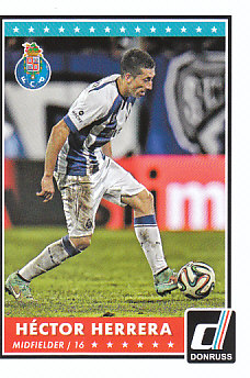 Hector Herrera FC Porto 2015 Donruss Soccer Cards #96